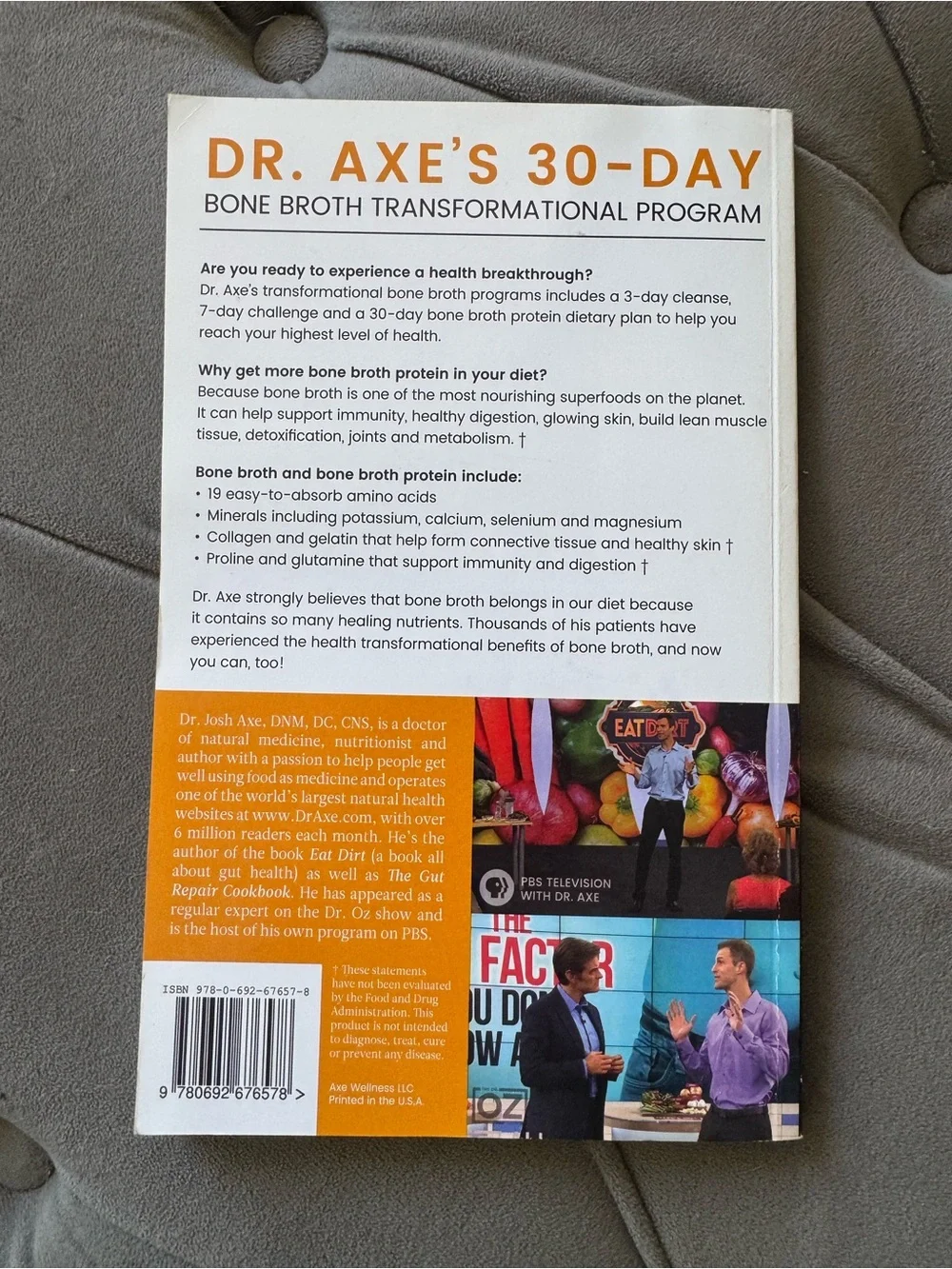 Bone Broth Breakthrough by - Yellow/Orange Cover